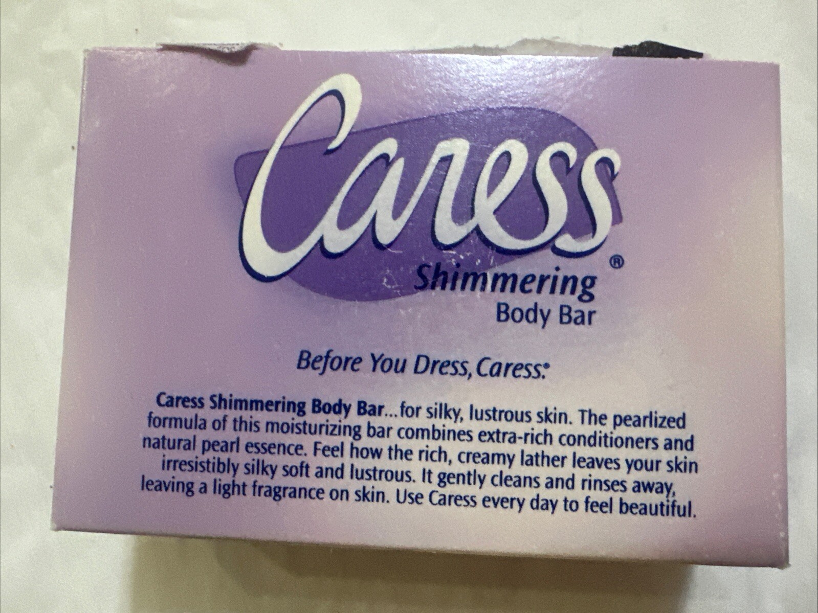 VTG Caress Shimmering Body Bar Silky Lustrous Skin Full Size 4.25 oz