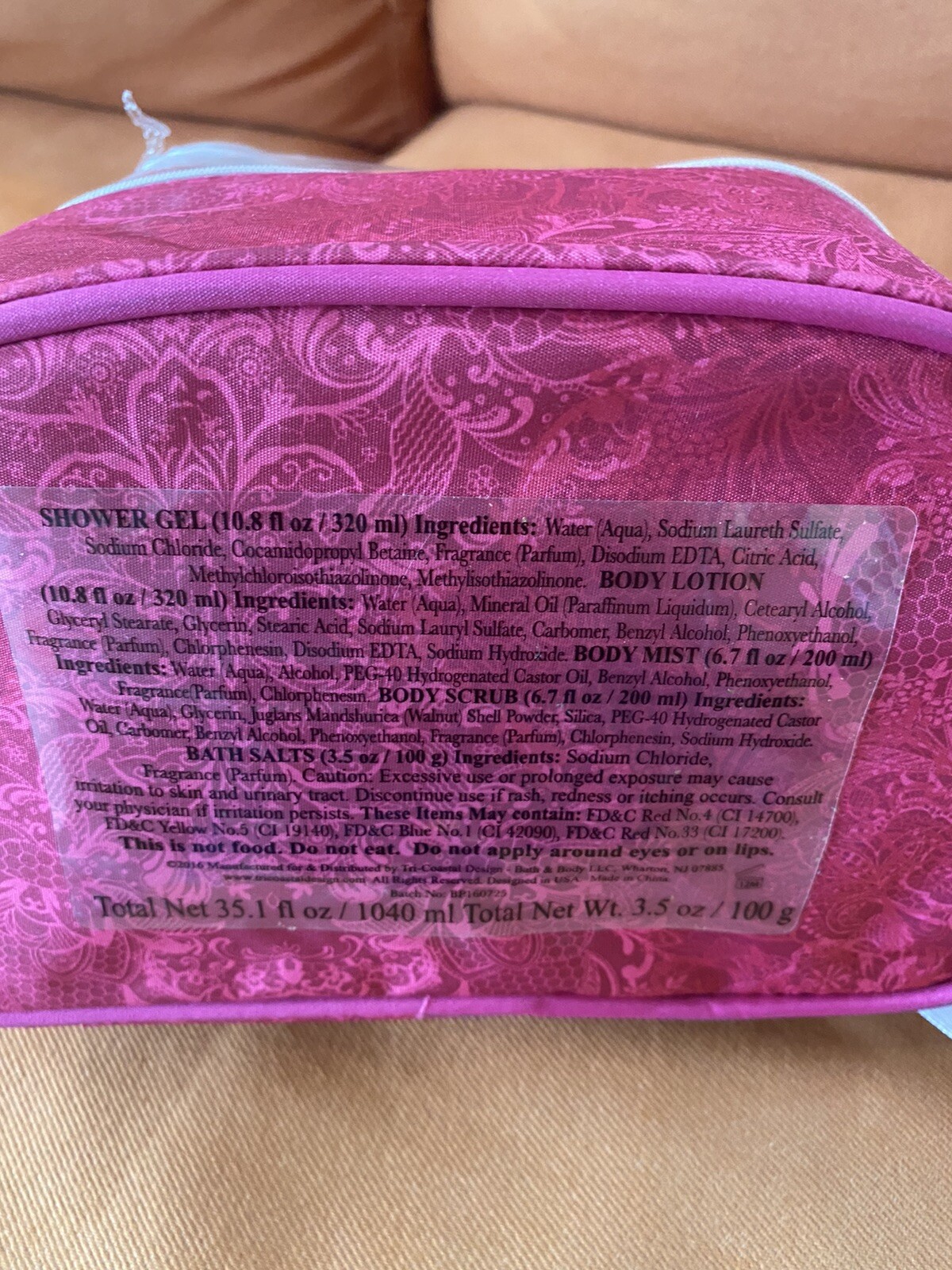 Lila grace Pink Lily Vanilla Body Treats Gift Set