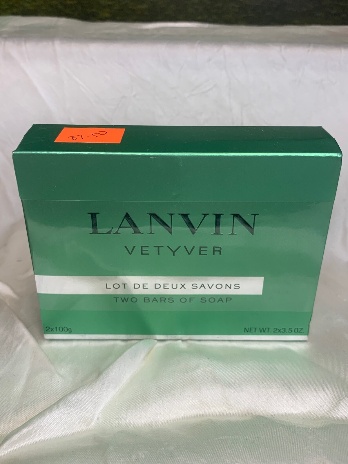 Lanvin Vetyver Two Bars of Soap 2x 100g (new with box)