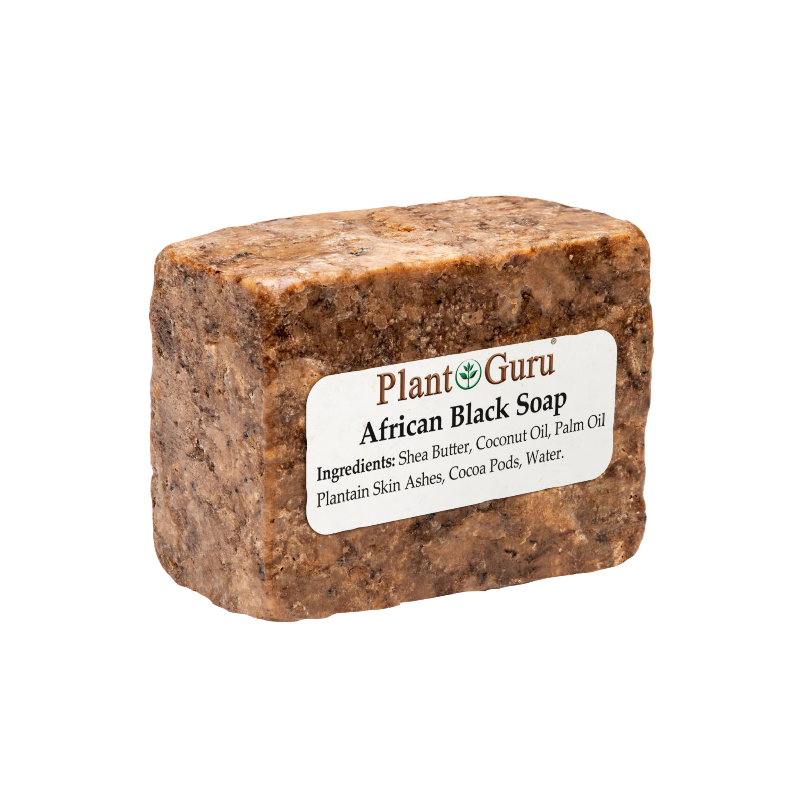 Raw African Black Soap Bar 3 lbs. Bulk Wholesale 100% Pure Natural Organic Ghana