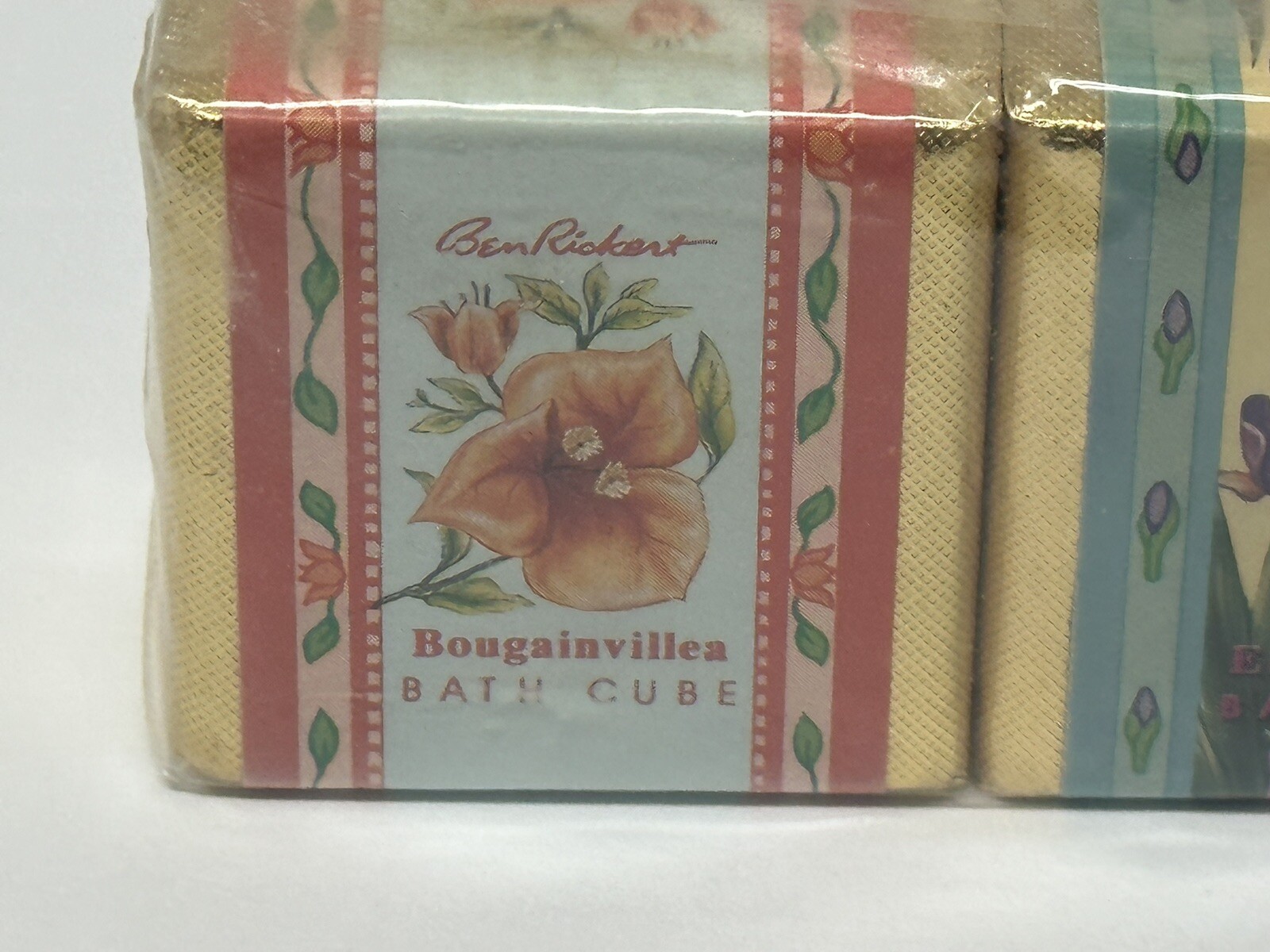 Ben Rickert Vintage English Bath Cubes Floral Scented Pack Of Six New & Sealed