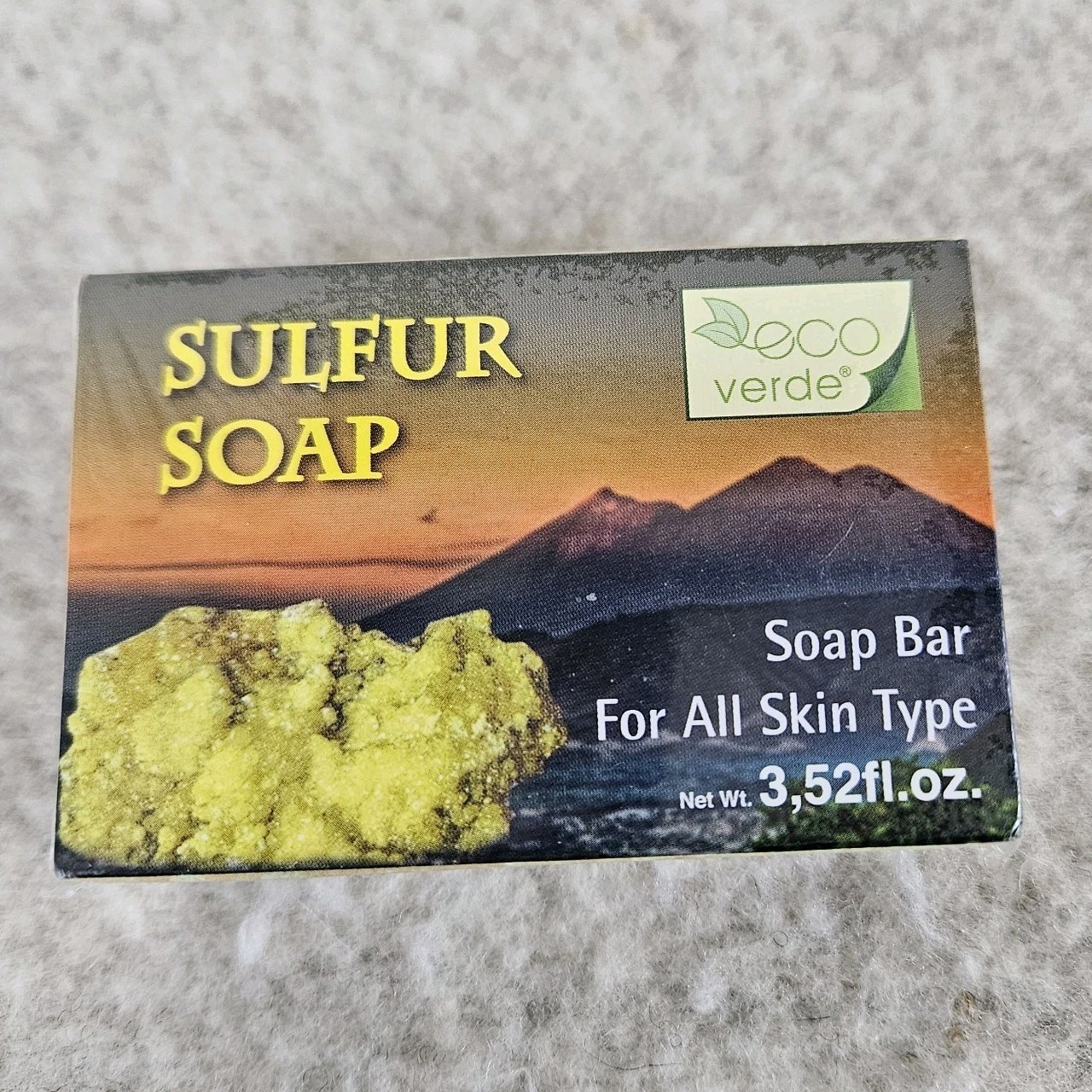 SULFUR SOAP Eco Verde Made In MEXICO 100G New Sealed