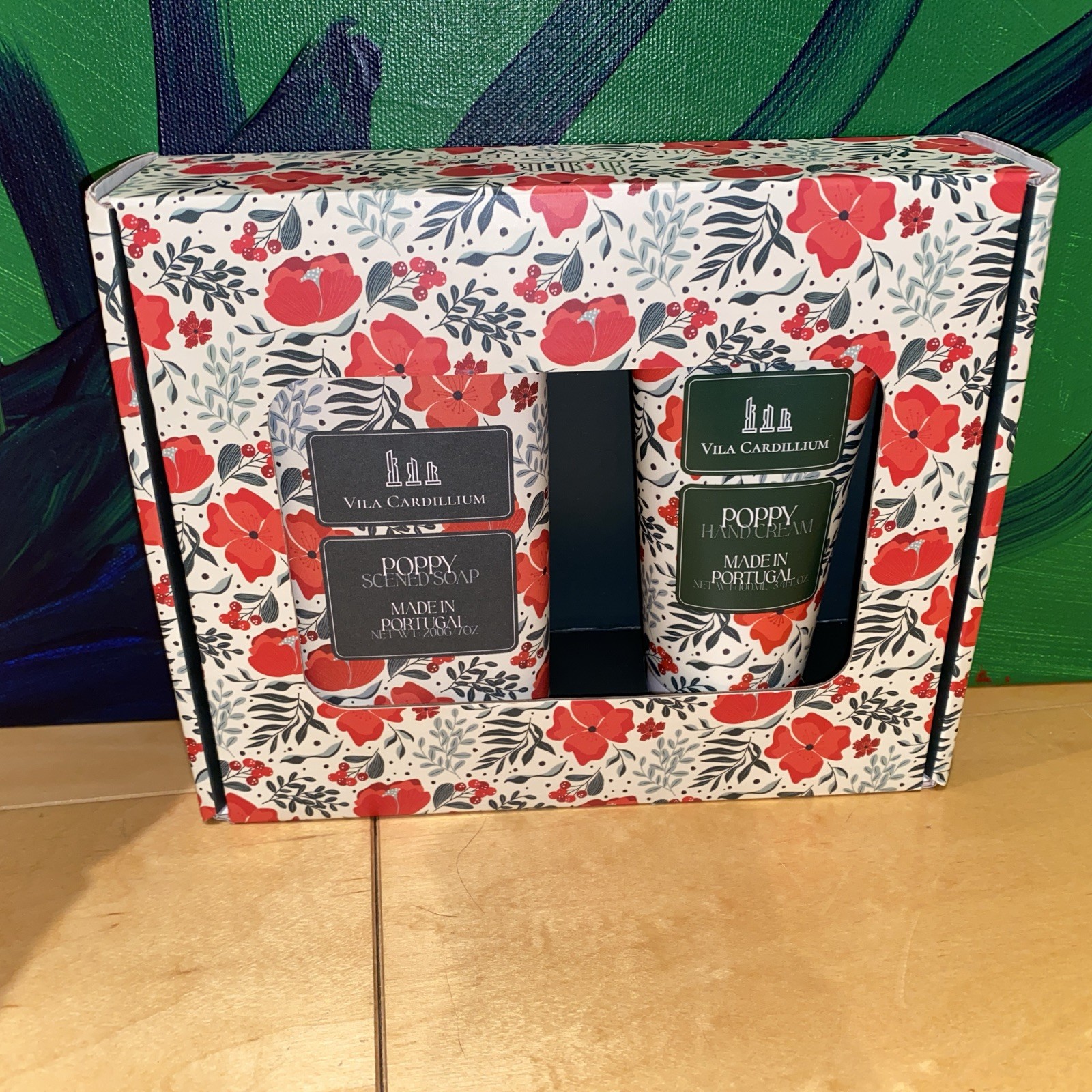 Vila Cardillium POPPY Scented Soap & Hand Cream 300g/10.5oz LIMITED EDITION