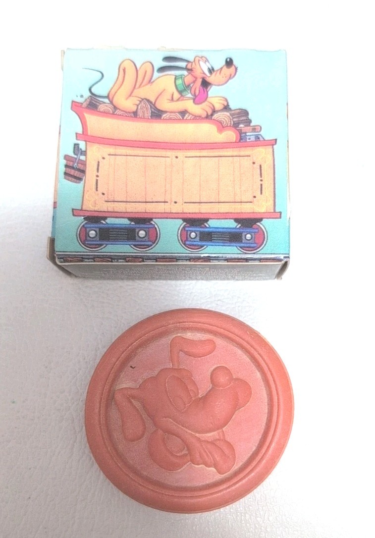Mickey and Friends 4 Set Train Soap 1oz Avon Punch Out Boxes 1990 NOS