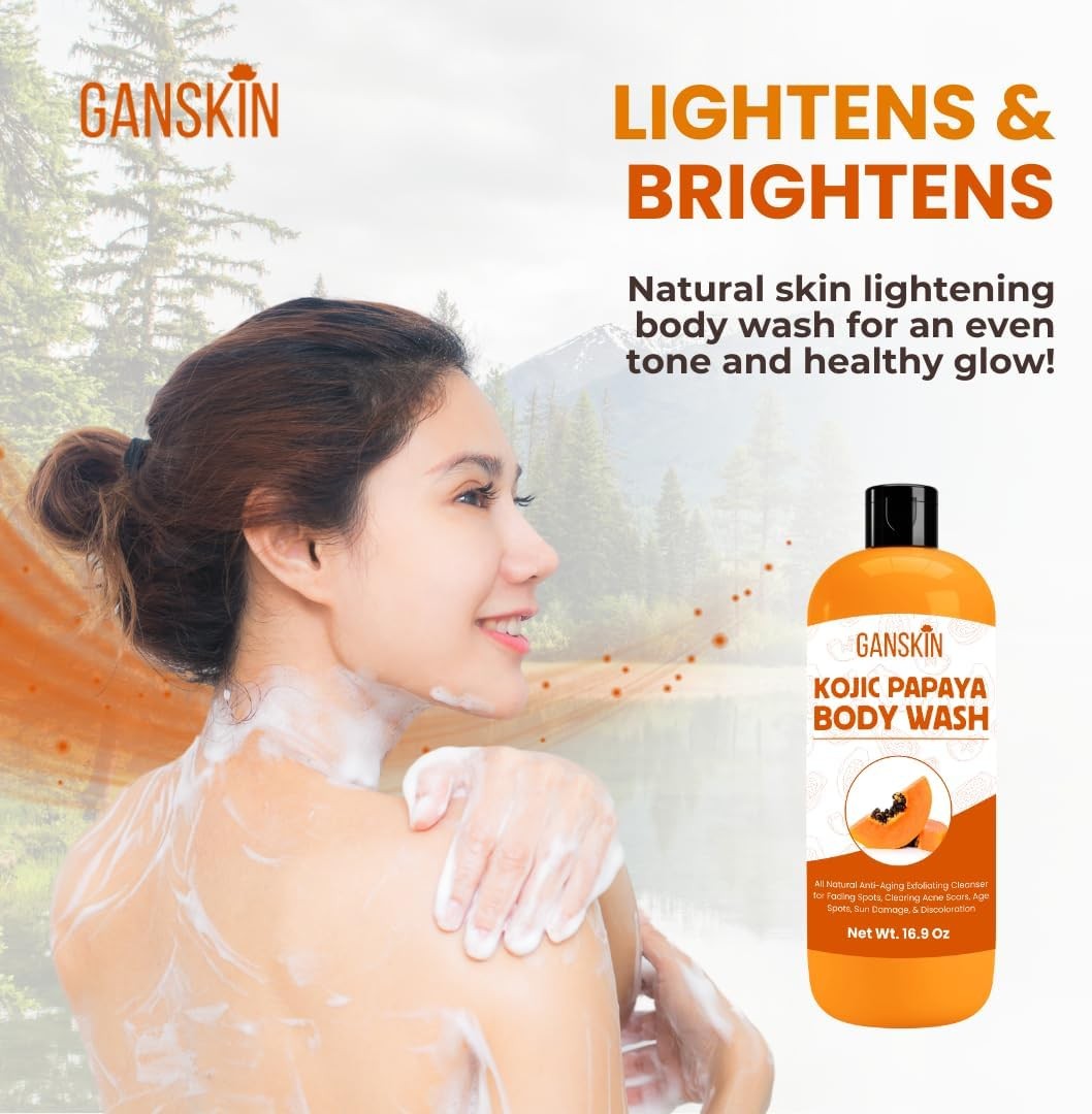 Kojic Acid Soap for Hyperpigmentation – Skin Brightening Kojic Papaya Body Wash