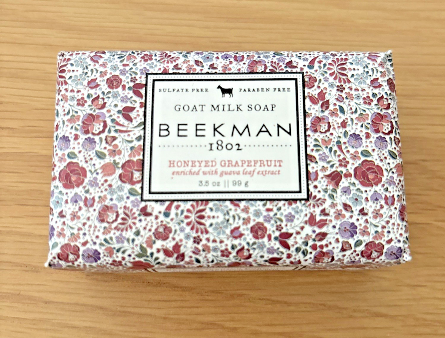 Beekman 1802 Honeyed Grapefruit Goat Milk Bar Soap 3.5 ounce ~ Brand New!