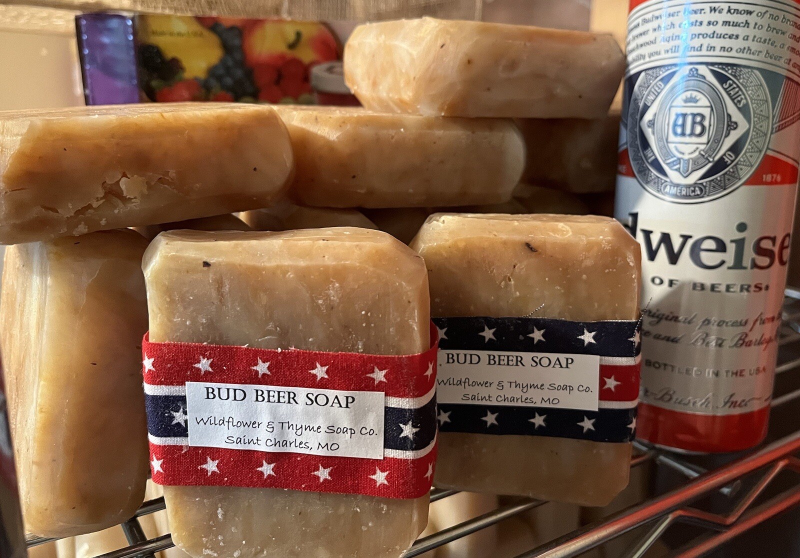 Three (3) Bars Hand-made Old Fashioned Lye Soaps FREE SHIPPING