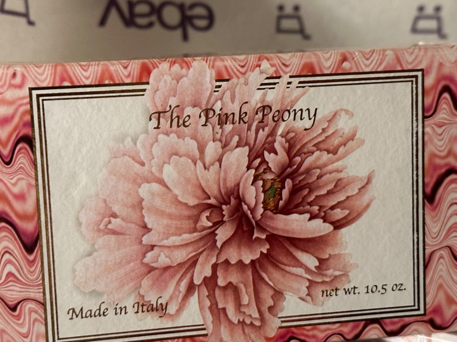 SAPONIFICIO ITALY PINK PEONY SCENTED 3-10.5oz HANDMADE FLORENTINE SOAPS