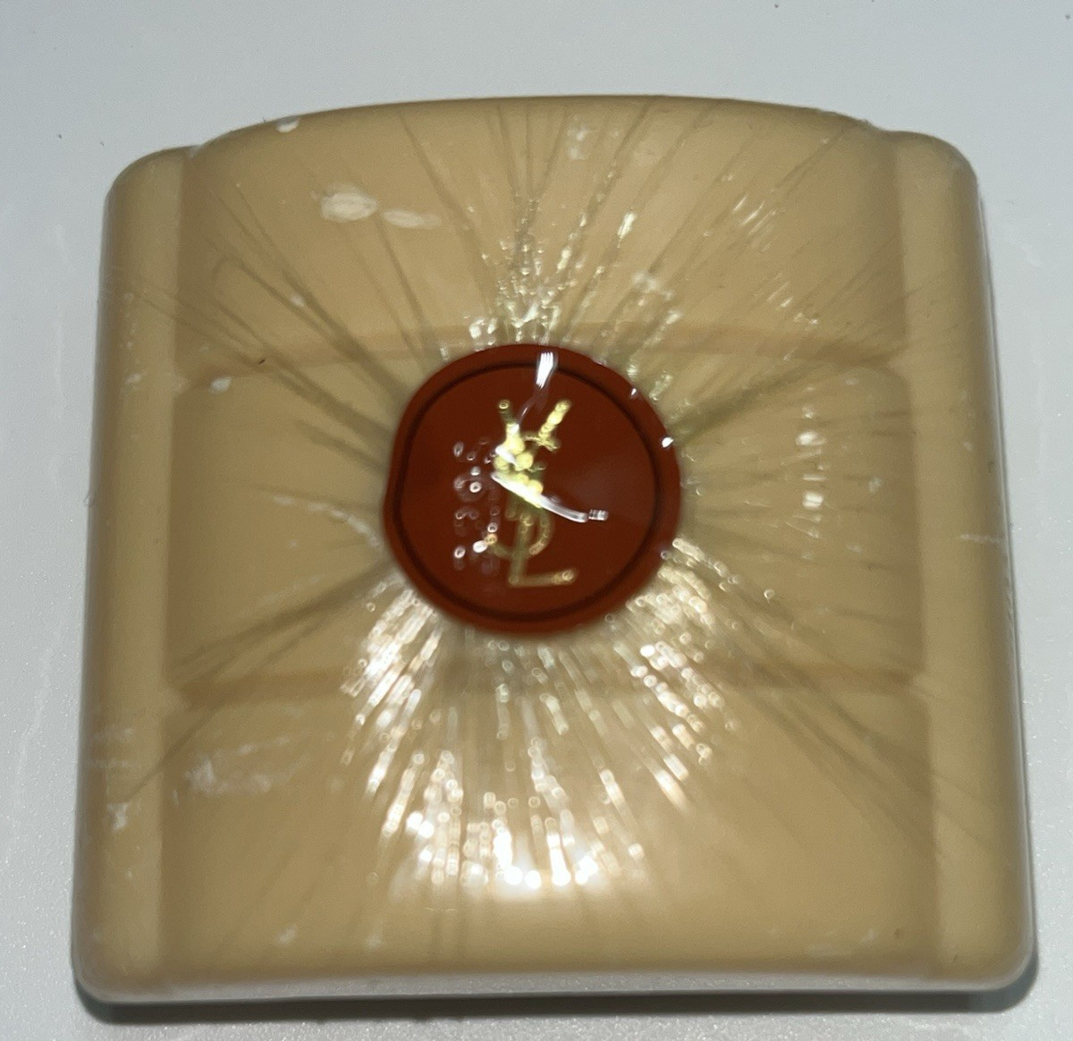 VTG Yves Saint Laurent Opium Perfumed Bath Soap ~ Travel Size + Makeup Case
