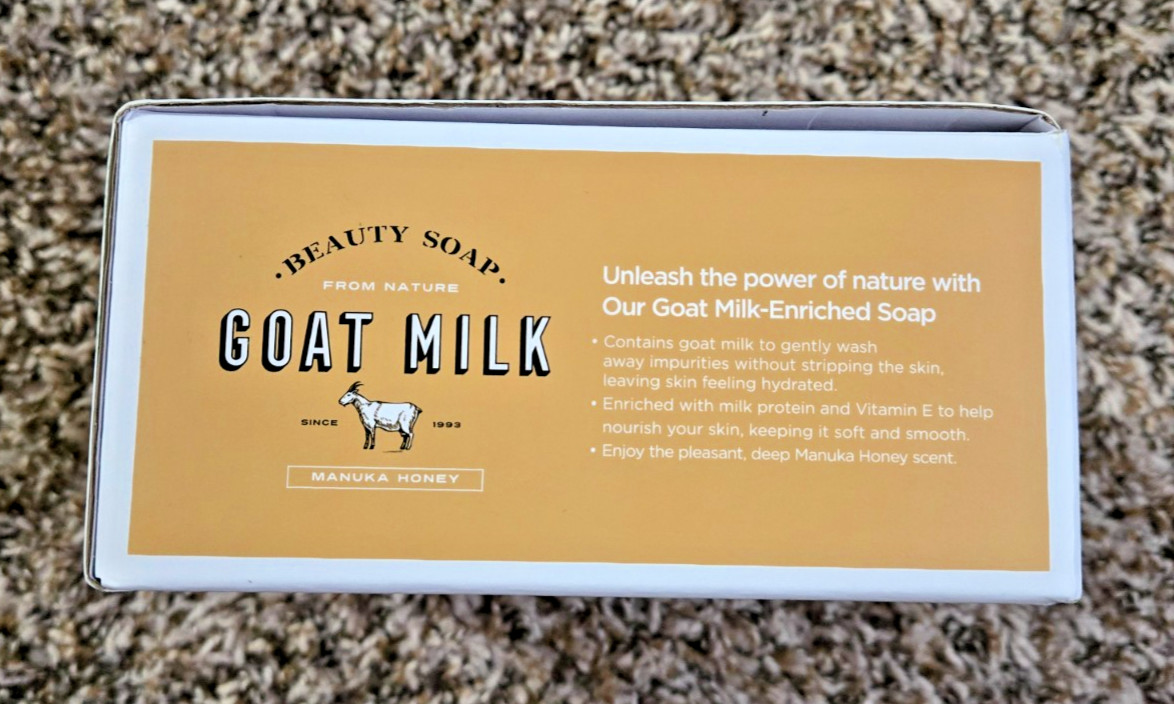 ShowerMate Manuka Honey Goat Milk Soap Lot of 12 Bars 3.17oz (38.04oz total)
