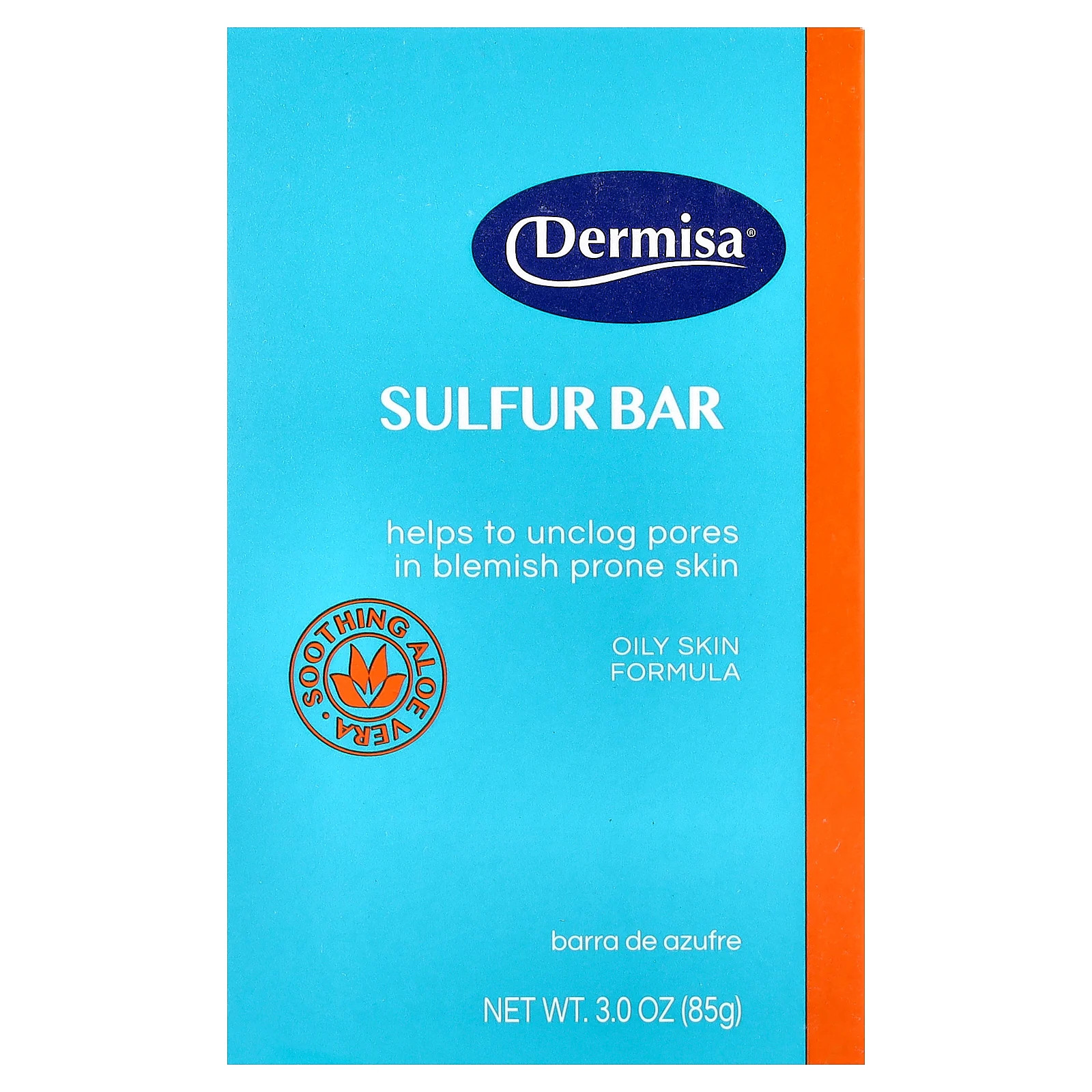 Sulfur Bar Soap, For Oily Skin, 3 oz (85 g)