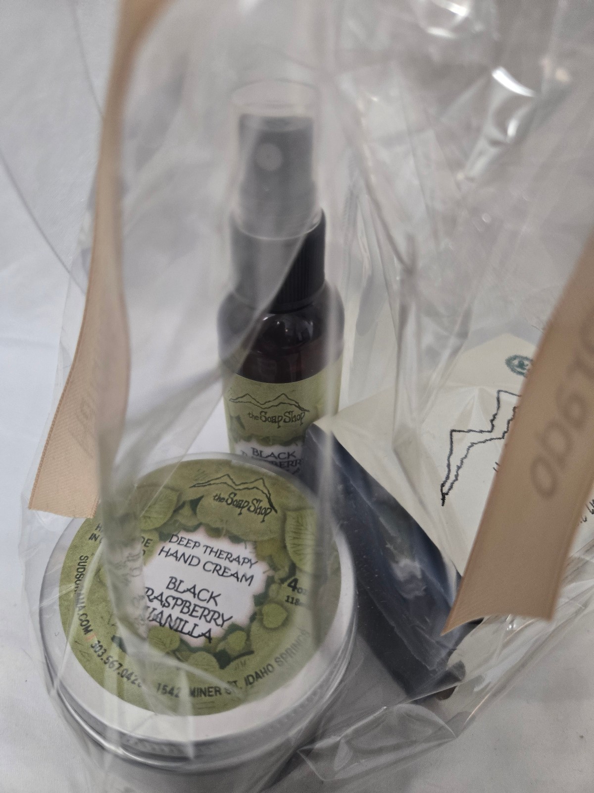 Four (4) piece gift set hand made soap Black Blackberry Vanilla – NEW FREE SHIP!