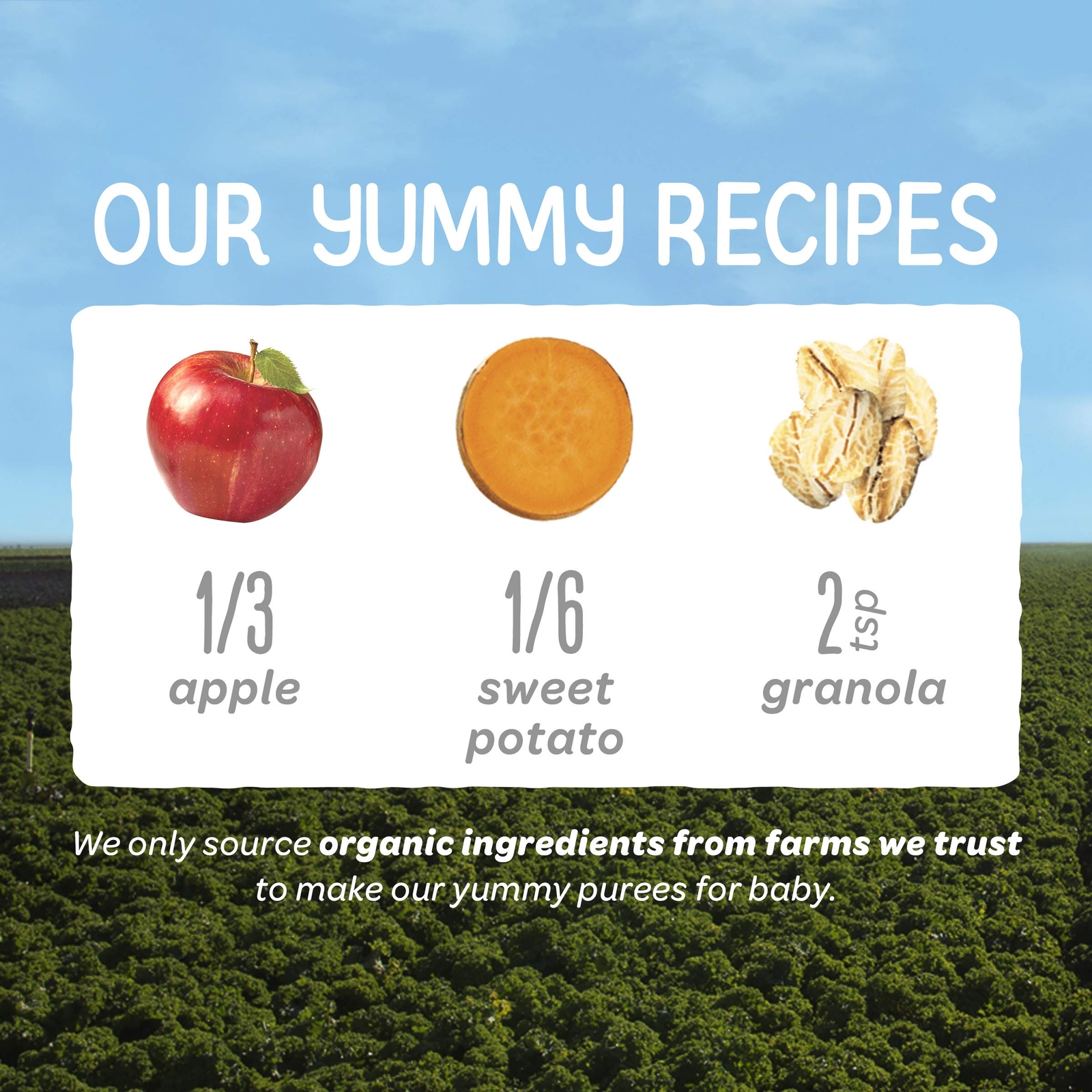 Happy Baby Organic Clearly Crafted Apples Sweet Potatoes Granola Pack of 16