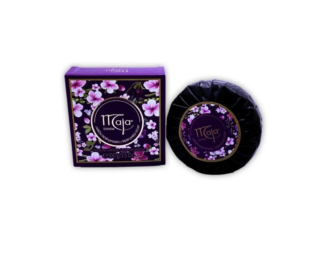 Maja España Plum Blossom Perfumed Soap Bar – Floral Scent | 3.5 oz