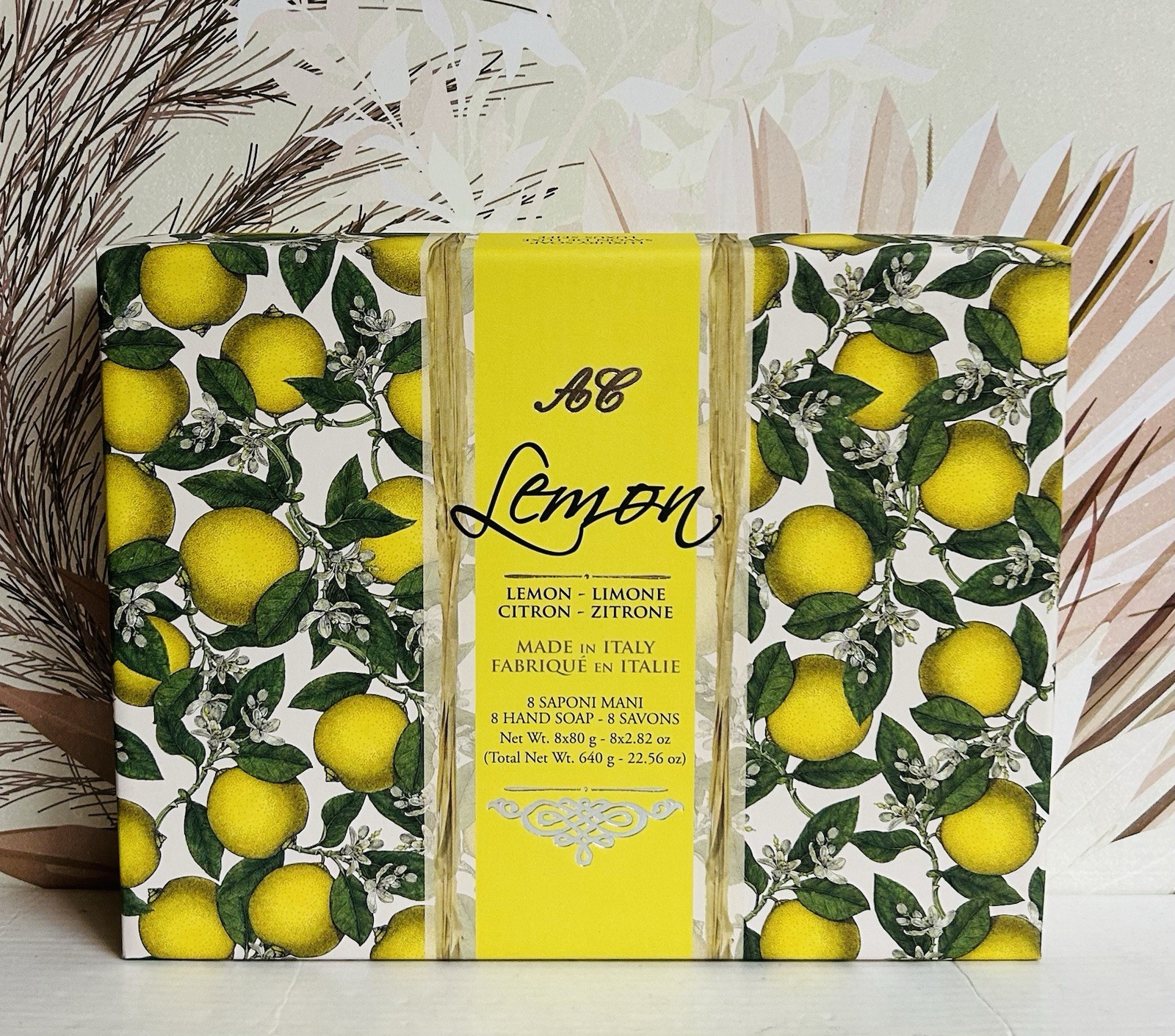 Saponificio Lemon Hand Soap 8 Bars 2.82 oz Each