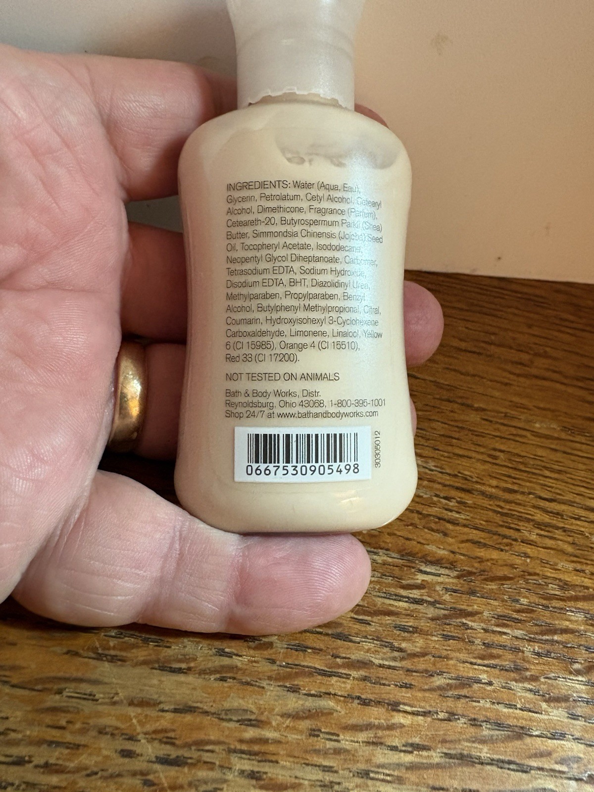 1 Bath & Body Works CASHMERE GLOW mini Travel Size Body Lotion 2 oz