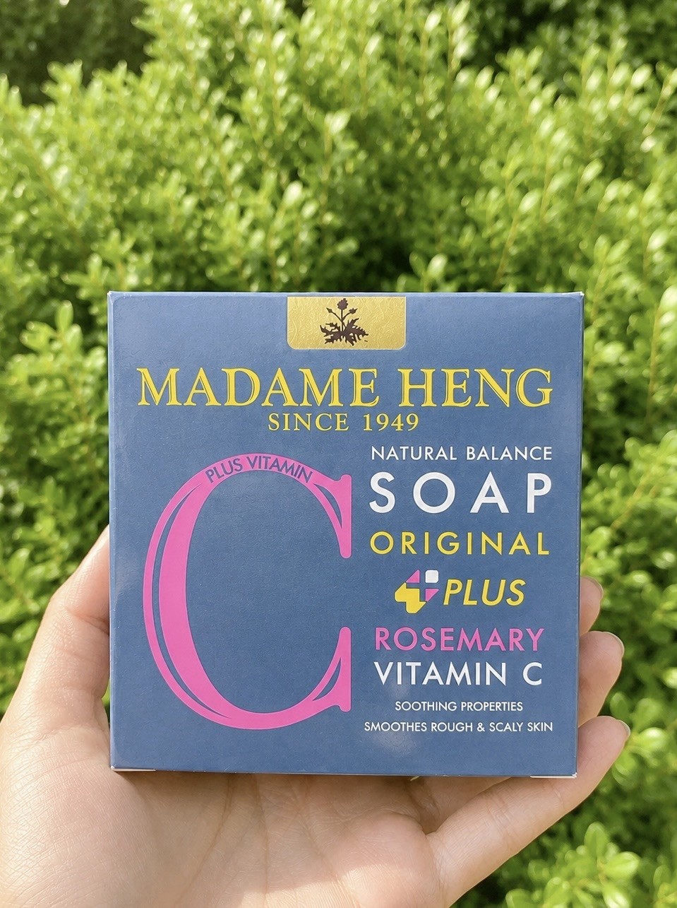 Madame Heng Natural Balance Soap Original Plus Rosemary Vitamin C 150g x 2 Bars