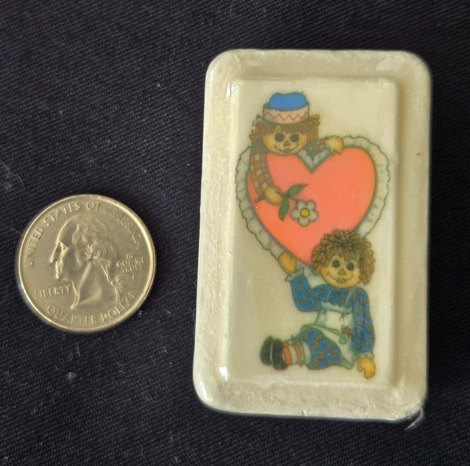 Vintage Katherine Gray Raggedy Ann and Andy Unused Soap Bar, 1.5 oz