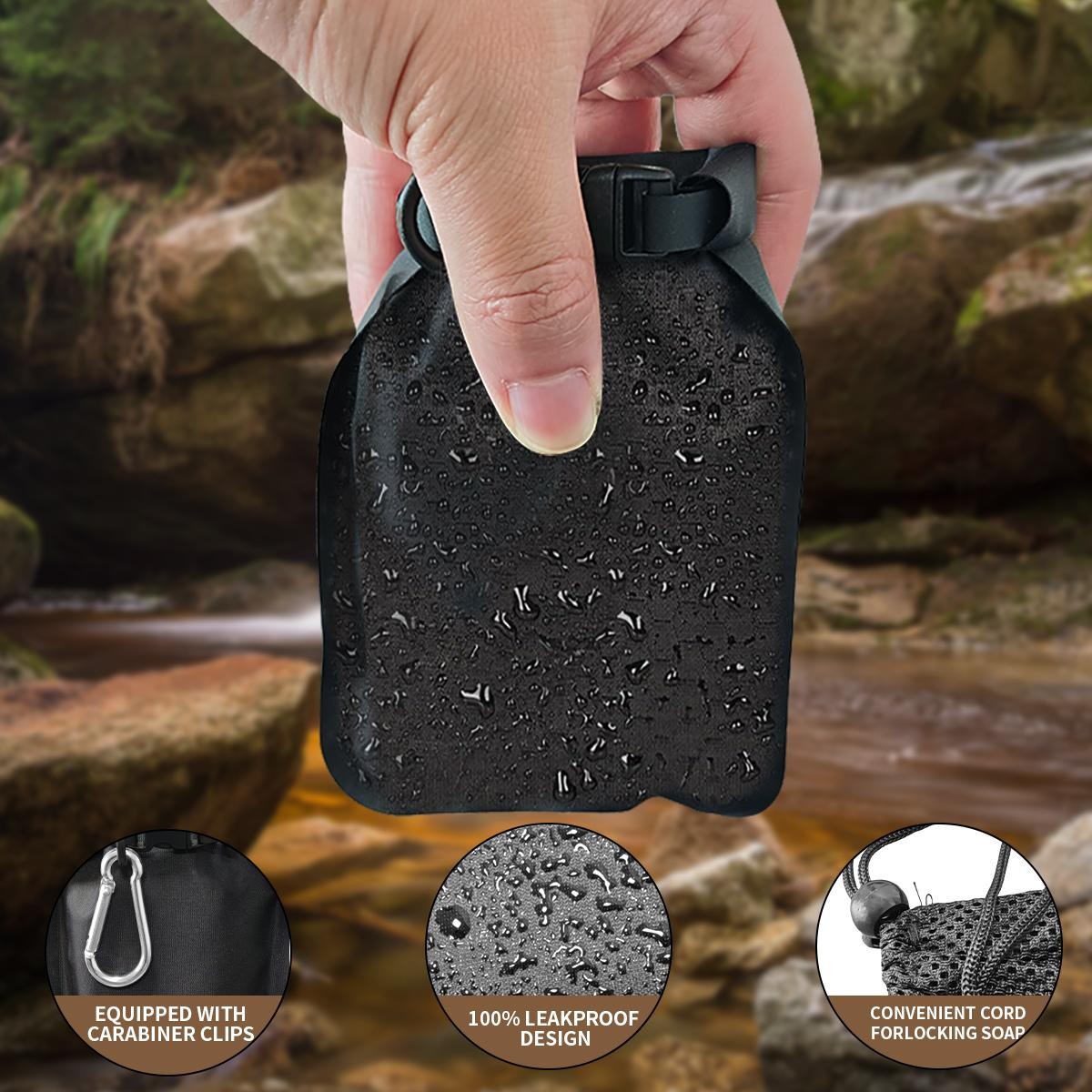 Waterproof Soap Bar Case Travel Holder Leakproof Quick Dry Soap Pouch Box Travel