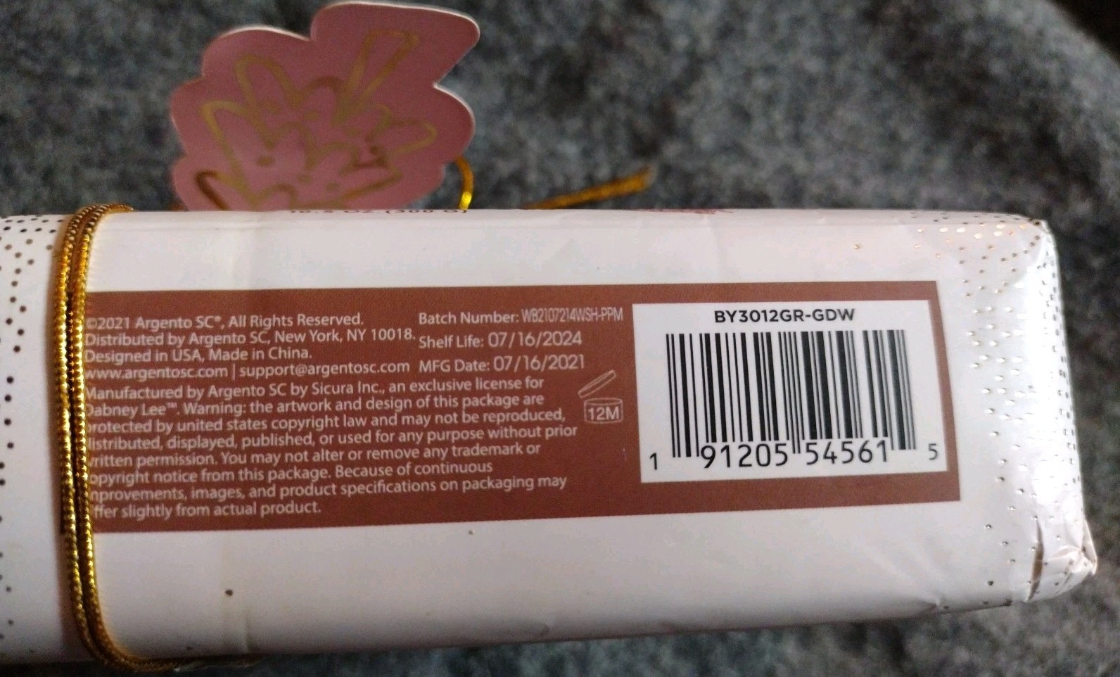 Dabney Lee Luxury Bath Bar Soap Gingerbread Scent Holiday Shelf Life 07-16-2024