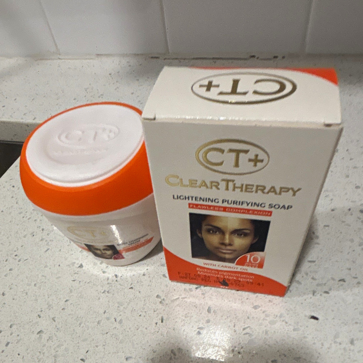 Clear Therapy CT+ Lightening Purifying Soap Bar with Carrot Oil 6 oz