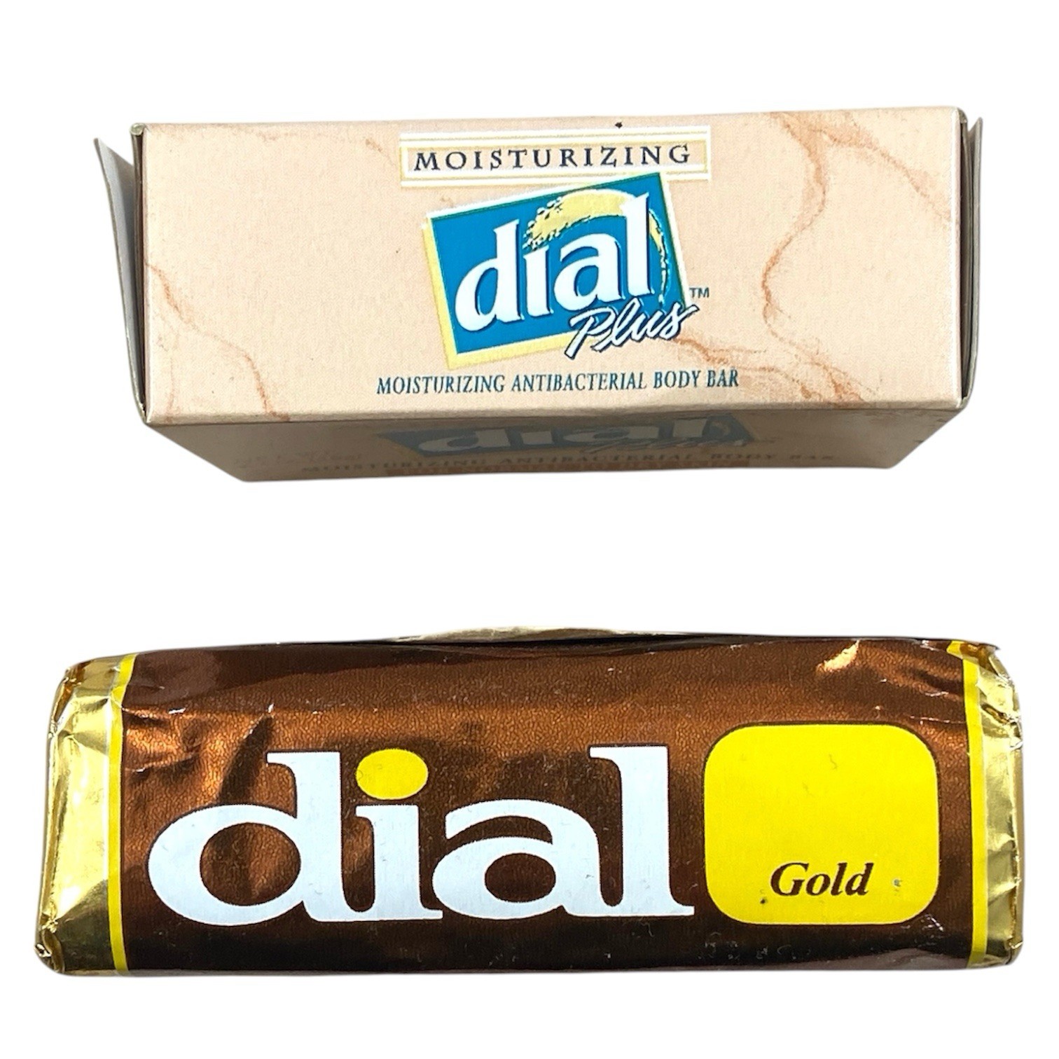 VTG Dial Gold Bar Soap and Dial Plus Moisturizing Antibacterial Body Bar