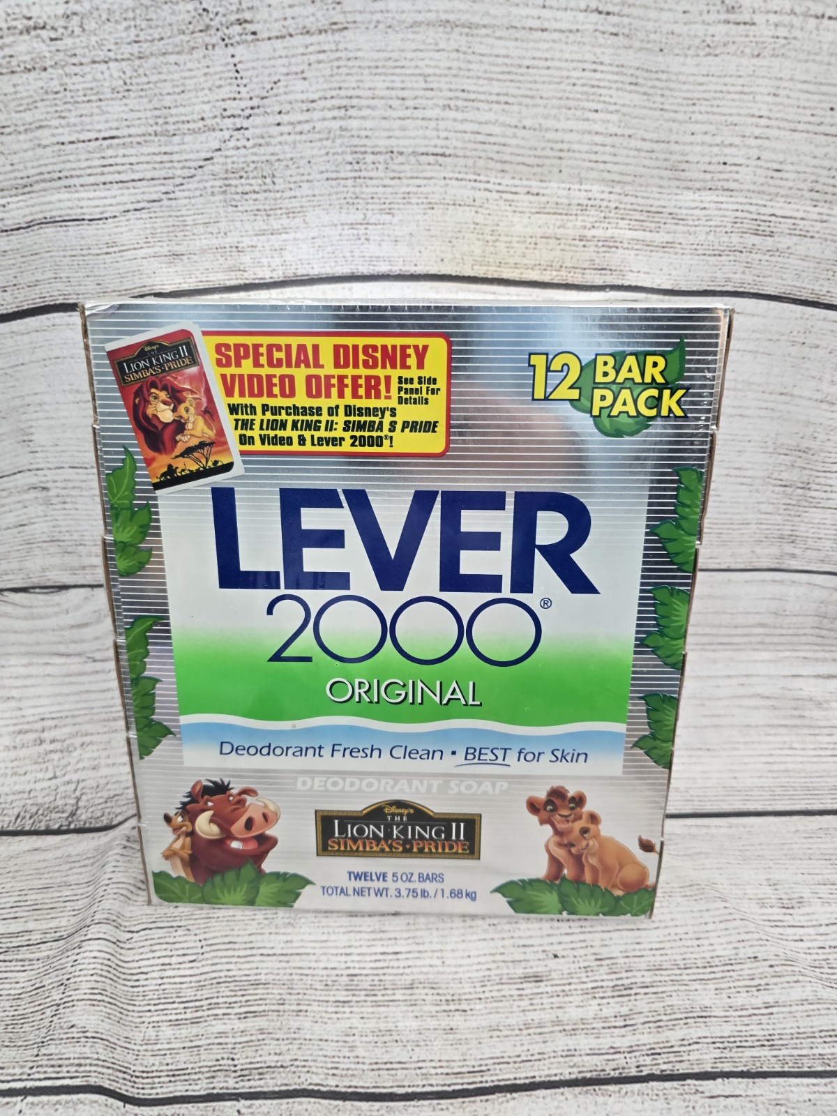 Lever 2000 Original Bar Soap From 1999 W/lion King Promo Twelve Bars