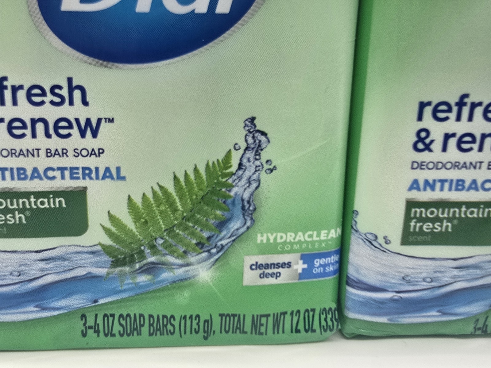 3x DIAL 3-PK MOUNTAIN FRESH SOAP BARS SEALED 4 oz BARS DEODORANT ANTIBACTERIAL