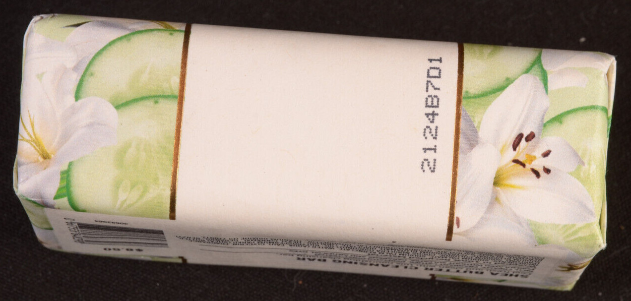 CUCUMBER & LILY Shea Butter Cleansing Bar Soap B&BWs Bath & Body Works 1 Bar