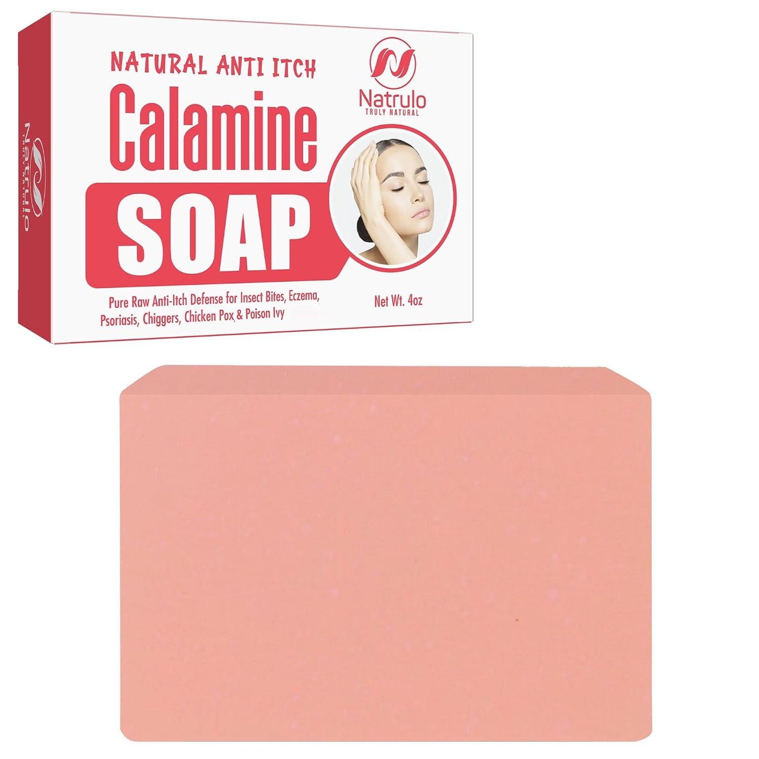 Soothing Itch Relief Soap Bar – Natural Ingredients for Fast Acting Calm, 4 oz
