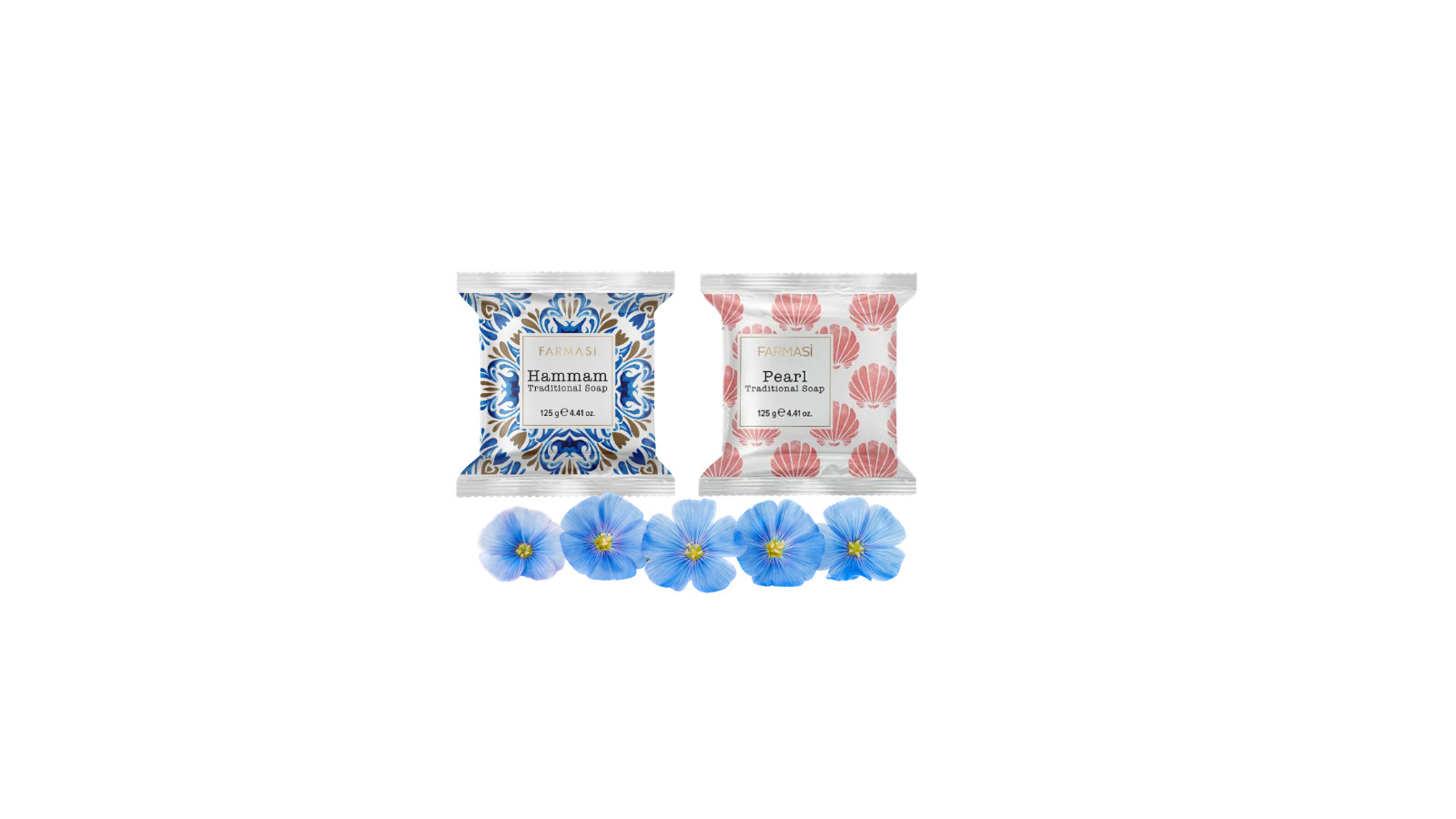 Farmasi Dr C Tuna Pearl & Hammam Traditional Soap, 2 Full Size Bar Soap