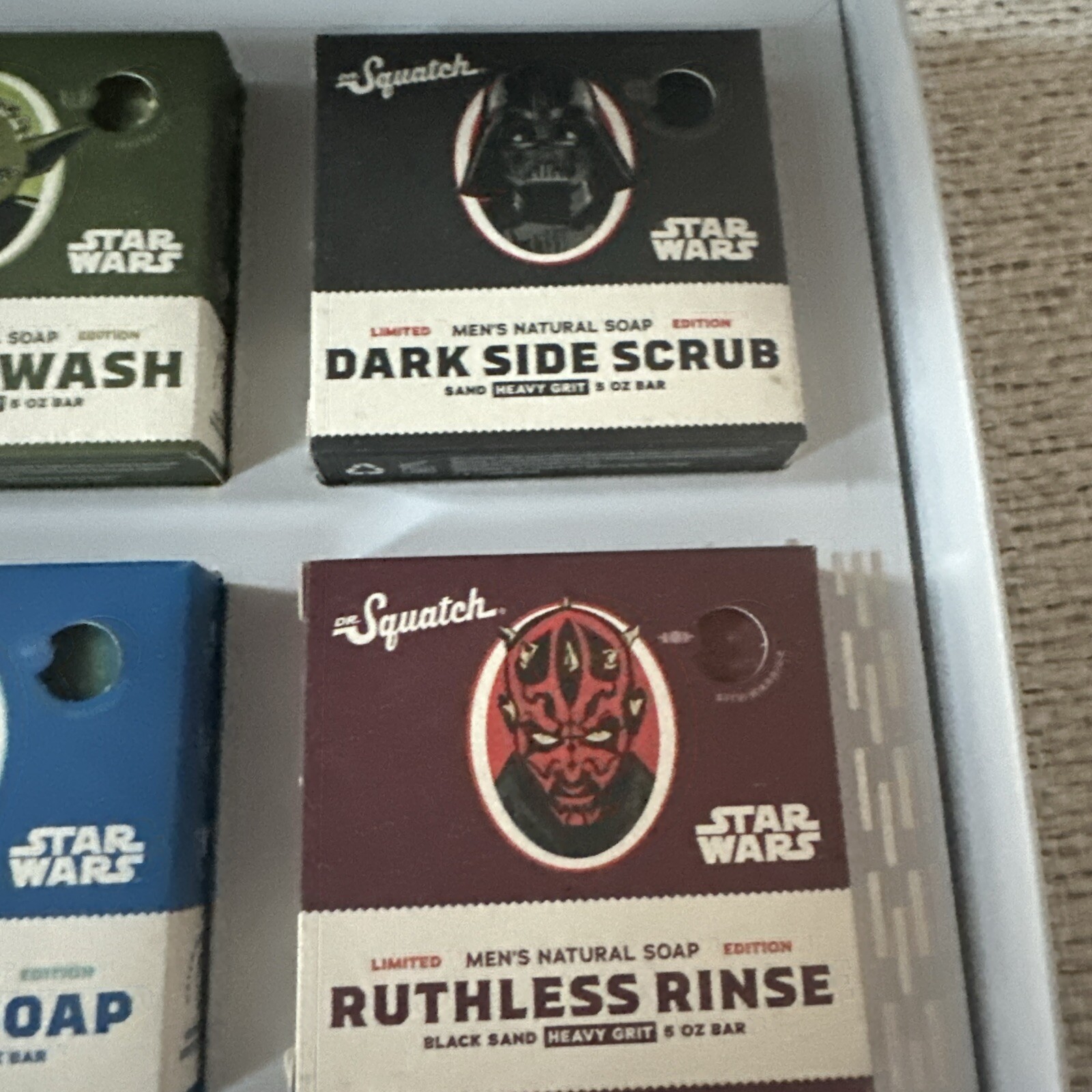 Dr. Squatch Soap STAR WARS Collection I w/Limited Edition Collectors Box – New
