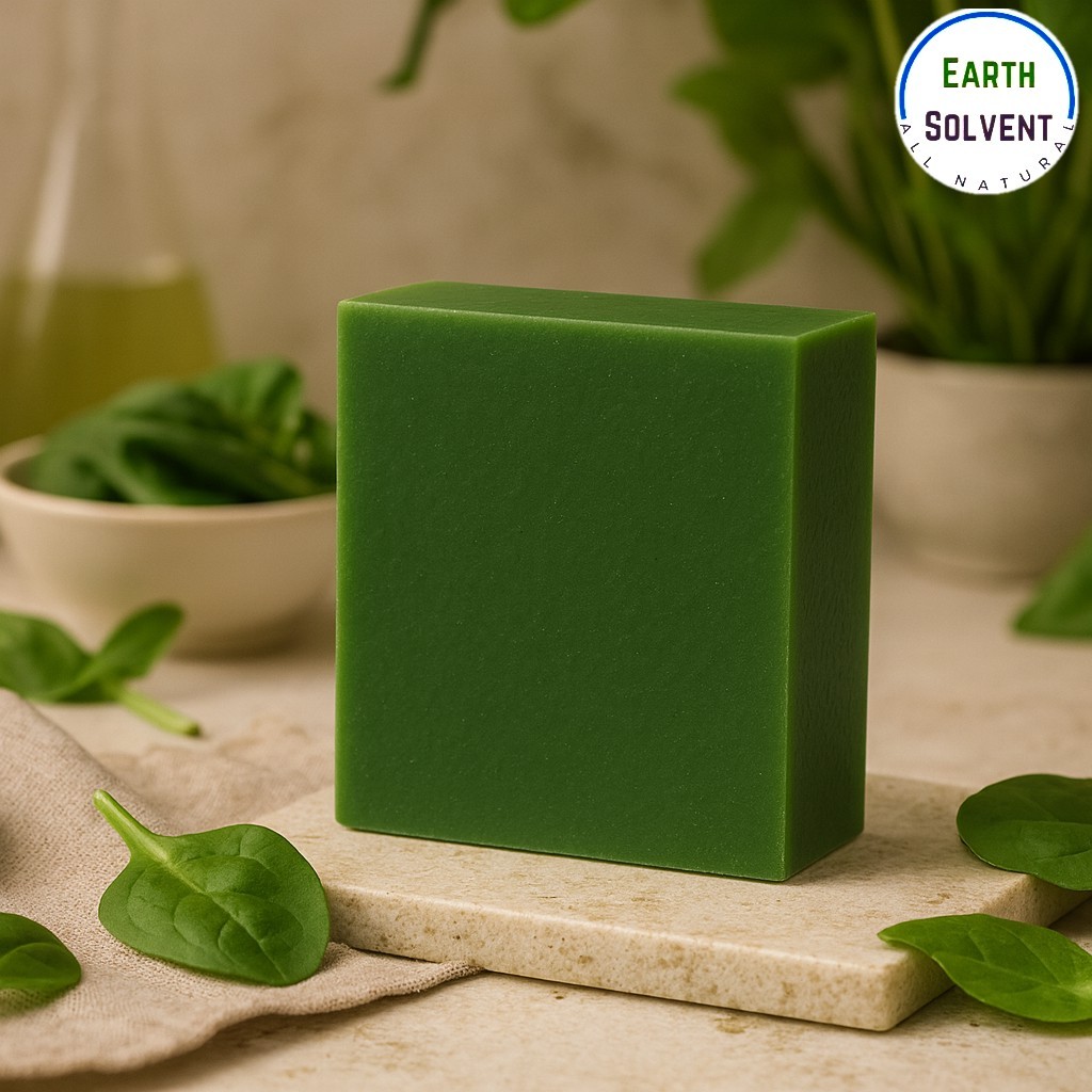 Moringa & Spinach Soap Bar 5oz Natural Cold Process | Anti-Aging, Acne Skincare
