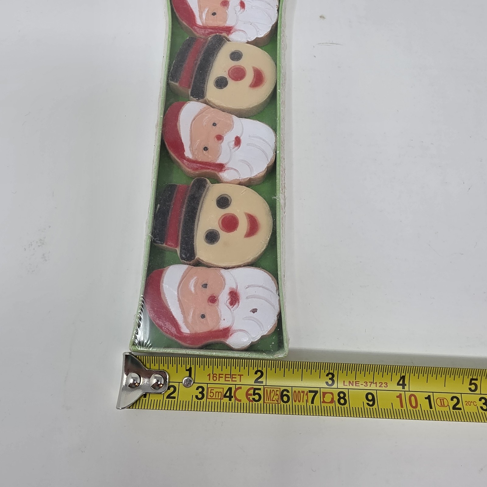 NOS 1977 Vintage Christmas Decorative Soap Santa Snowman