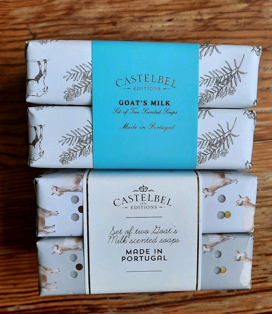 NEW CASTELBEL LTD Editions Lavender Scented Soap Lot 4x 7 Oz Bars 800g Portugal