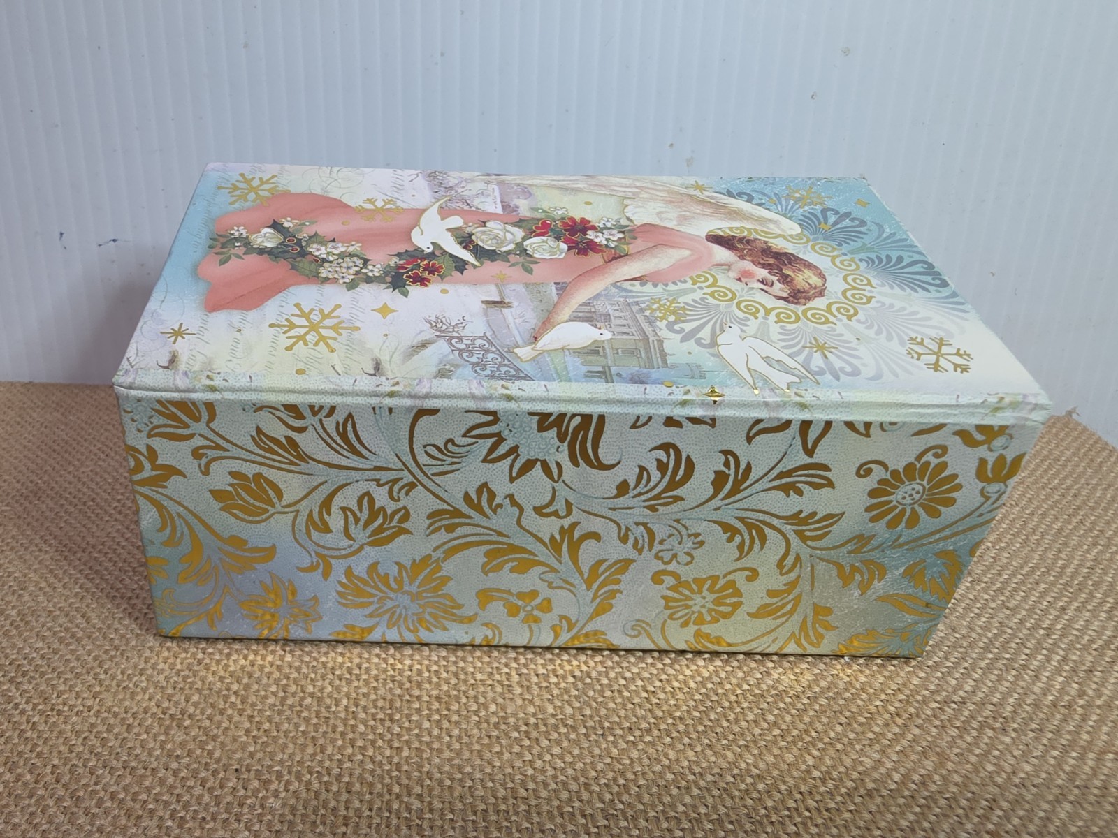 Punch Studio Triple Milled Almond Soap / Music Box-Joy to the World ANGEL