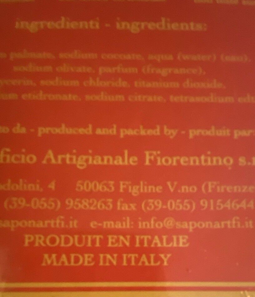 Saponificio Artigianale Fiorentino Fleur-de-lis Soap Set Boxed Made in Italy