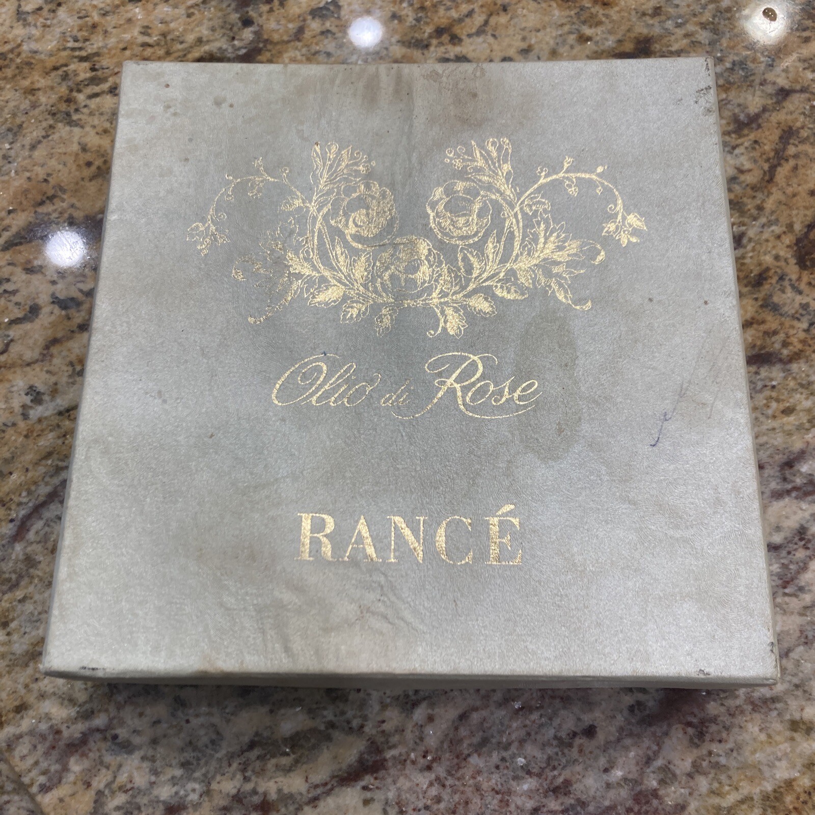 Rance 1795 Fine Soaps Gift Box Olio di Rose 4 x 100g Bars Wrapped Italy