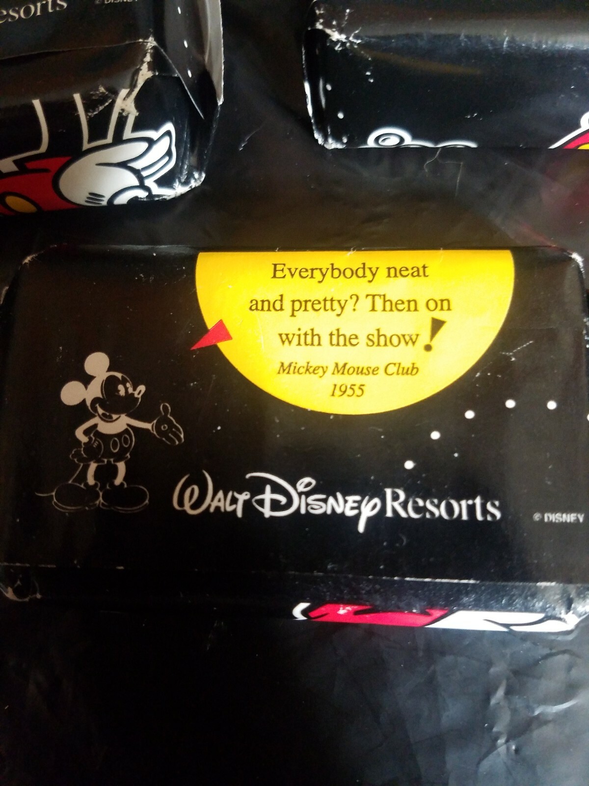 Vintage 1955 Mickey Mouse 2 Bath Soap & 1 Facial Soap 3 Total