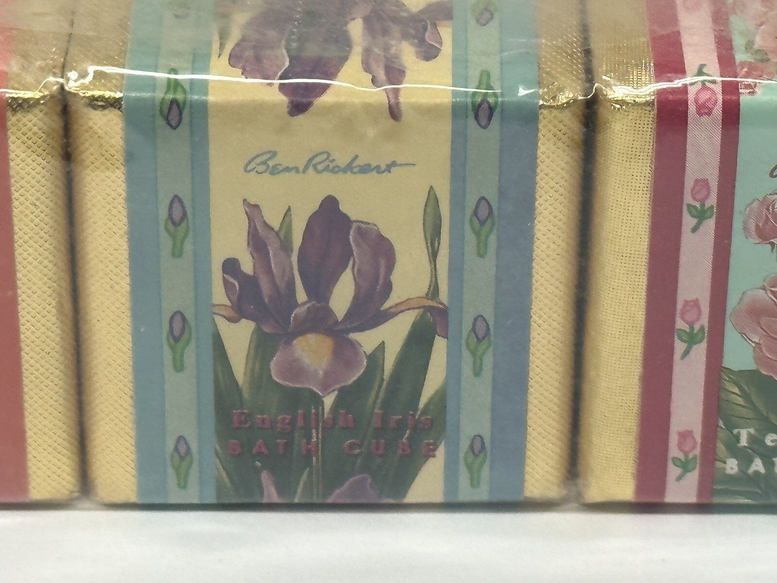 Ben Rickert Vintage English Bath Cubes Floral Scented Pack Of Six New & Sealed