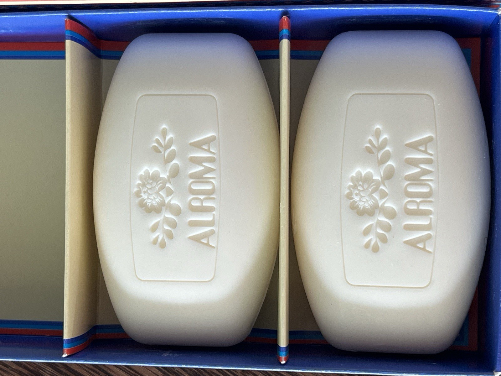 Lavender Aroma Aromatic Bar Soap Made in Portugal Gift 2 Soap Bars in Box