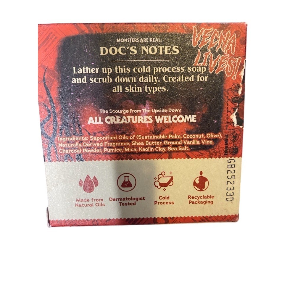 Limited Edition Dr. Squatch Stranger Things Vecna’s Curse Bar Soap Lot 6 Bars
