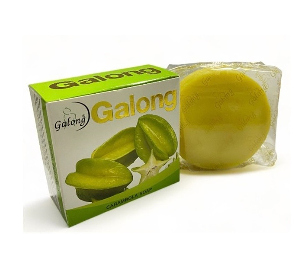 12 Bars Galong Carambola Starfruit Soap Thai Herbal Bath Body Soap 65g