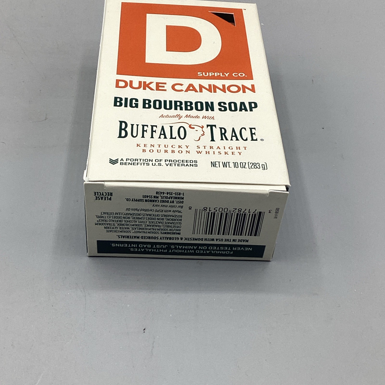 Duke Cannon Supply Co. Men’s Bourbon Bar Soap 10 oz Extra Large USA Made-NEW!!!