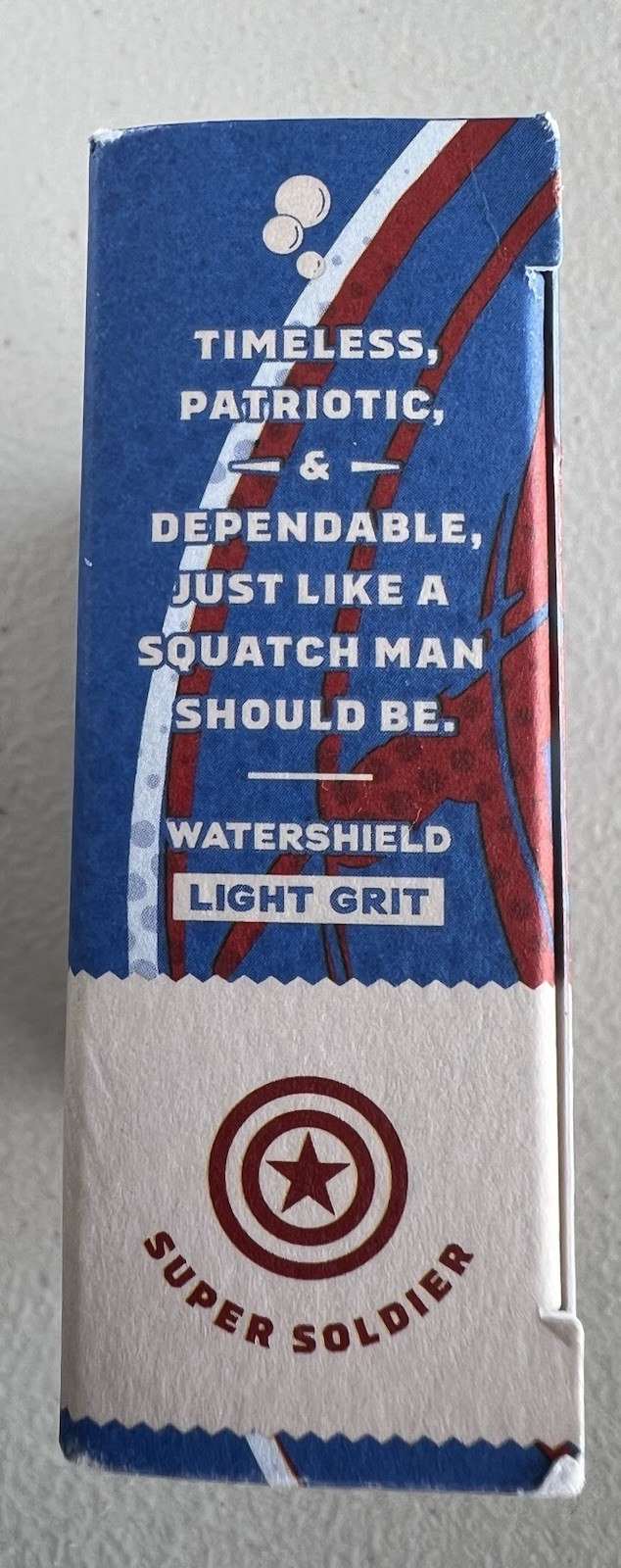 Dr. Squatch Liberty Lather Men’s Natural Soap Marvel Limited Ed. 5oz Light Grit