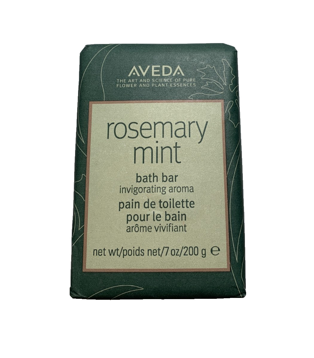 AVEDA Rosemary Mint Bath Soap Bar – Full Size – 7 oz Wrapped New