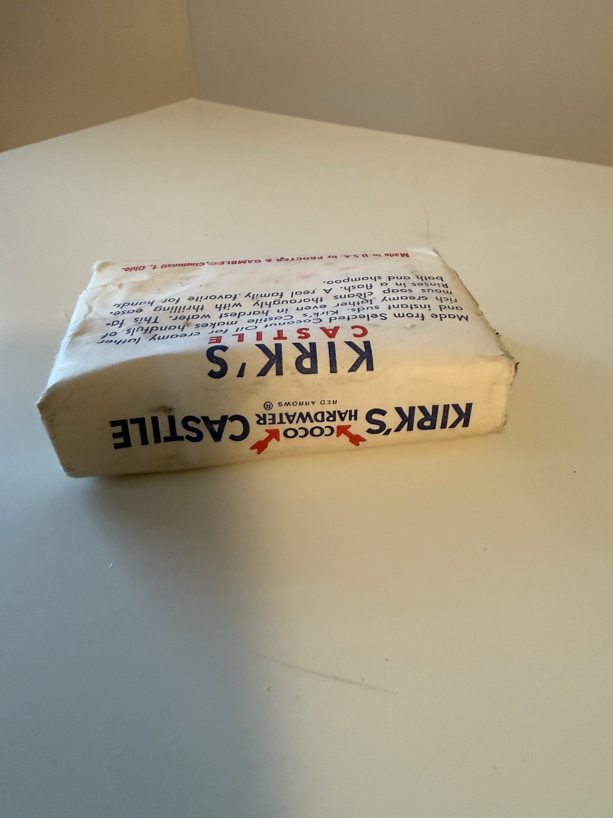 1x KIRK’S Original Coco Hardwater Castile Soap Hypoallergenic Coconut Oil Soap