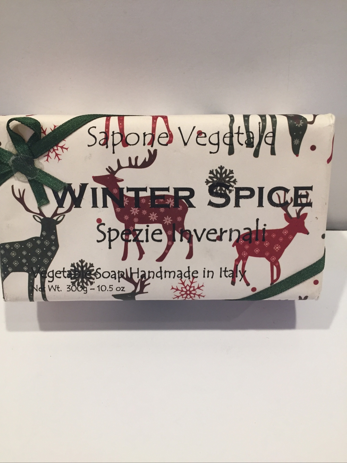 Vegetable Soap Hand Made In Italy Winter Spice 10.5 Oz *sales final*