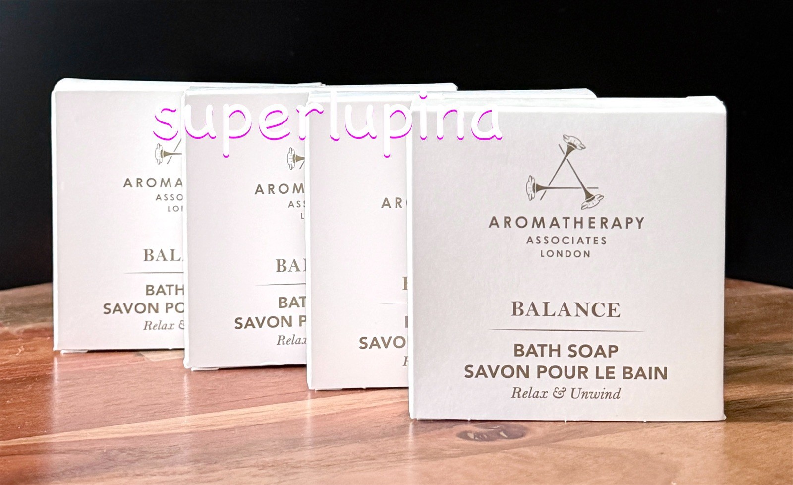 4x Aromatherapy Associates Balance Bath Bar Soap NEW Travel Size 1.7 oz