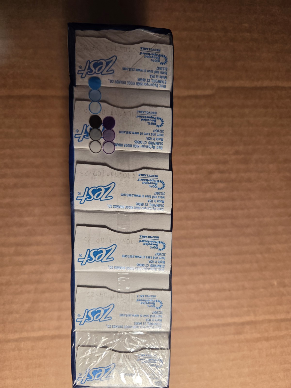 Zest Ocean Breeze Bar Soaps Each 3.2 oz 6-Bar Package Sea Mineral